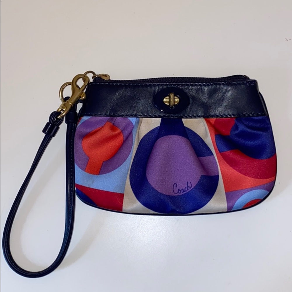 Coach Multi-Colored Wristlet